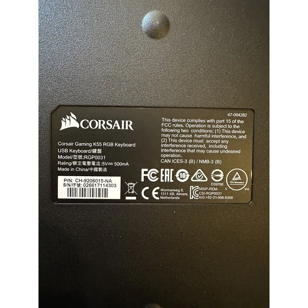 N/A corsair k55